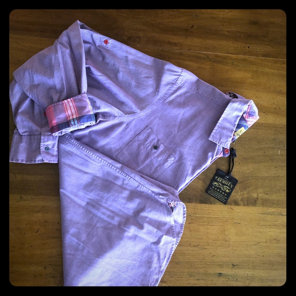 NWT Cremieux XXL Purple with Navy/Pink/Red Plaid